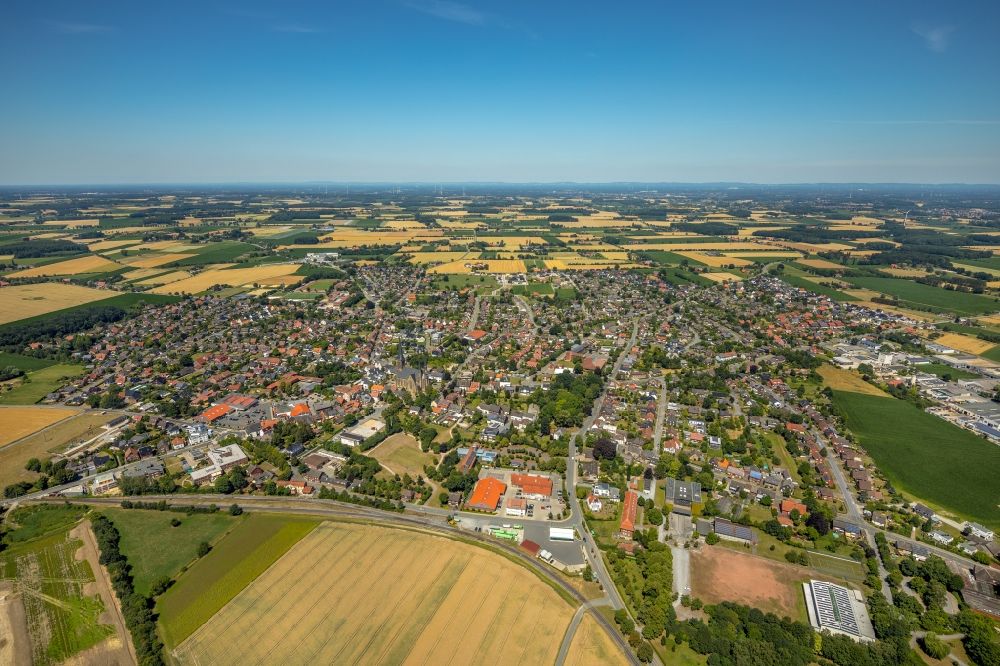 Luftbild Wadersloh - Ortsansicht in Wadersloh im Bundesland Nordrhein-Westfalen, Deutschland