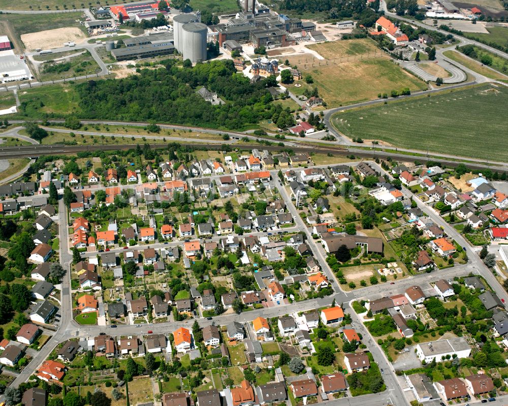 Luftaufnahme Waghäusel - Ortsansicht in Waghäusel im Bundesland Baden-Württemberg, Deutschland