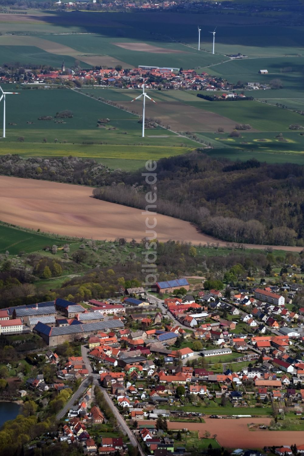Walbeck aus der Vogelperspektive: Ortsansicht in Walbeck im Bundesland Sachsen-Anhalt