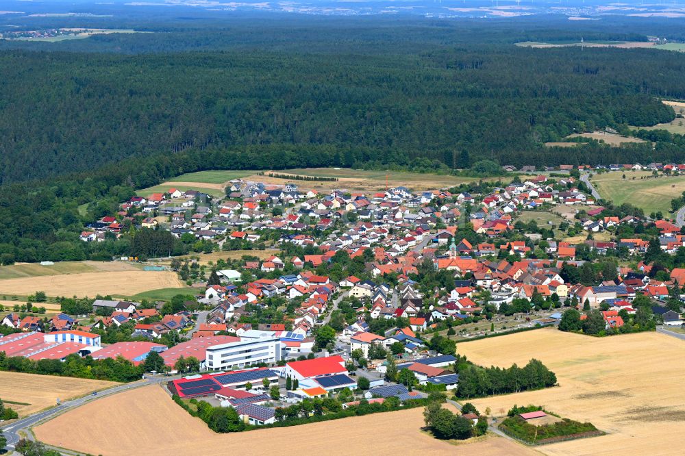 Luftbild Waldkatzenbach - Ortsansicht in Waldkatzenbach im Bundesland Baden-Württemberg, Deutschland