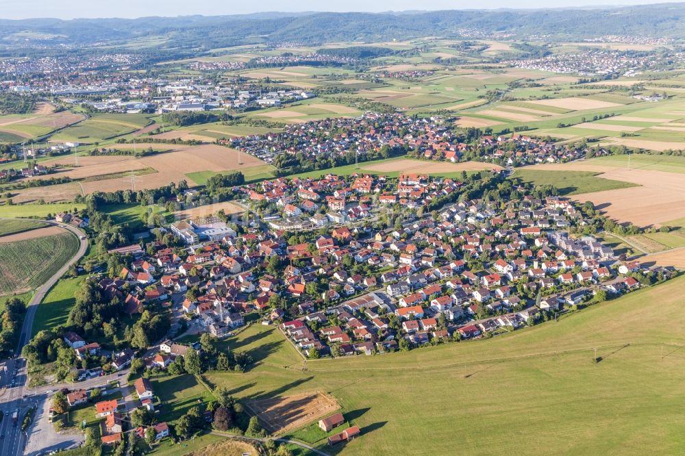 Luftaufnahme Waldrems - Ortsansicht in Waldrems im Bundesland Baden-Württemberg, Deutschland