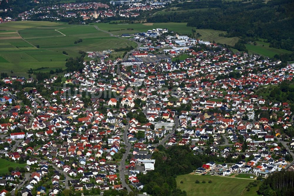 Luftaufnahme Waldstetten - Ortsansicht in Waldstetten im Bundesland Baden-Württemberg, Deutschland