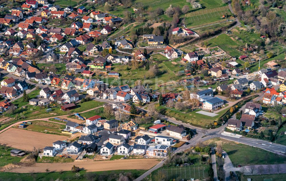Luftaufnahme Wallburg - Ortsansicht in Wallburg im Bundesland Baden-Württemberg, Deutschland