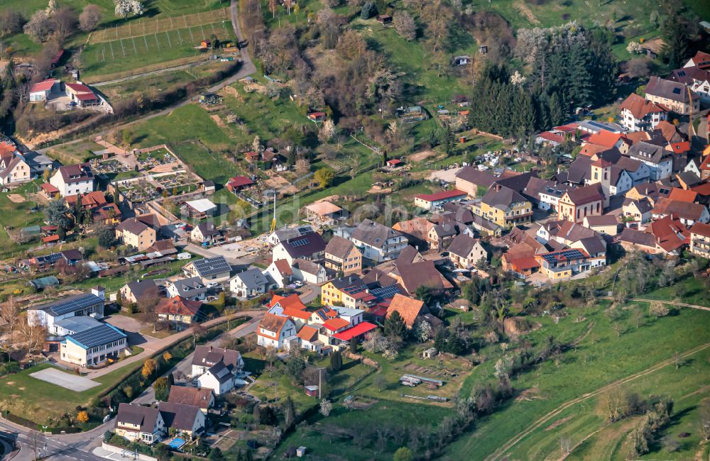 Luftbild Wallburg - Ortsansicht in Wallburg im Bundesland Baden-Württemberg, Deutschland