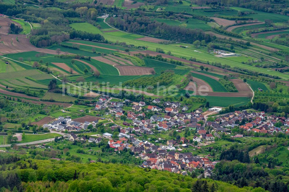 Luftbild Wallburg - Ortsansicht in Wallburg im Bundesland Baden-Württemberg, Deutschland