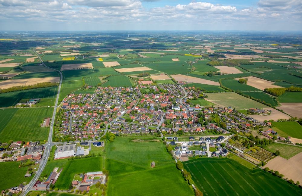 Luftbild Walstedde - Ortsansicht in Walstedde im Bundesland Nordrhein-Westfalen, Deutschland