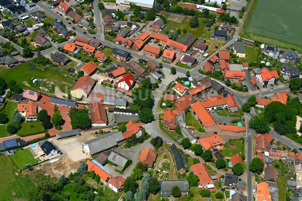 Luftaufnahme Warmenau - Ortsansicht in Warmenau im Bundesland Niedersachsen, Deutschland