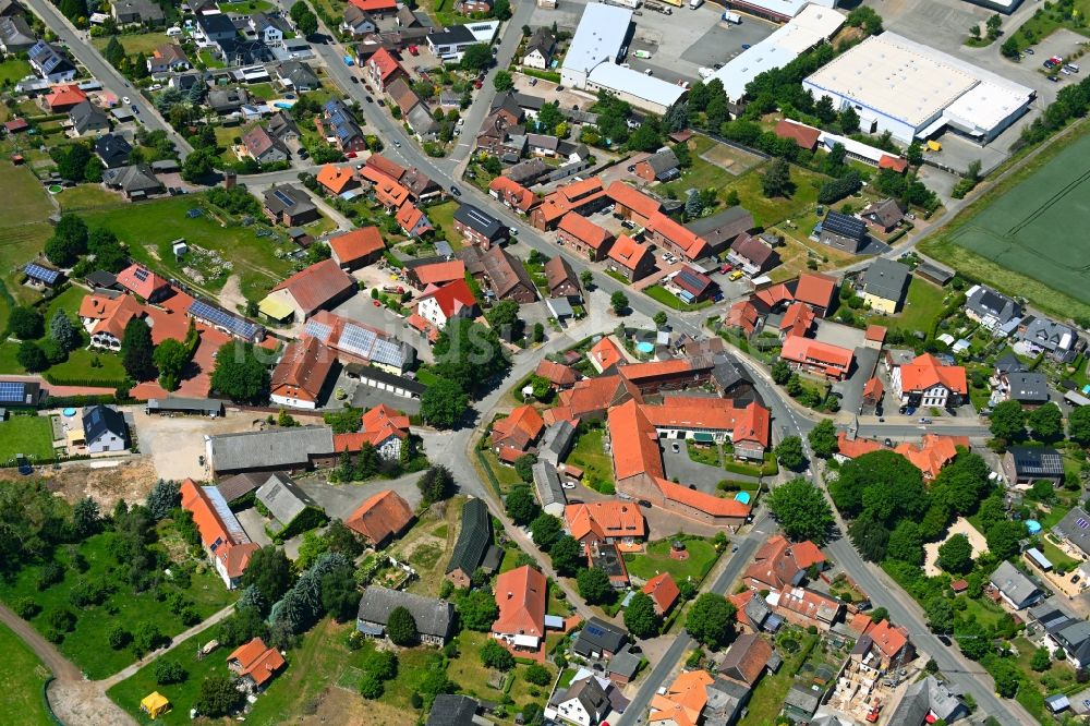 Luftbild Warmenau - Ortsansicht in Warmenau im Bundesland Niedersachsen, Deutschland
