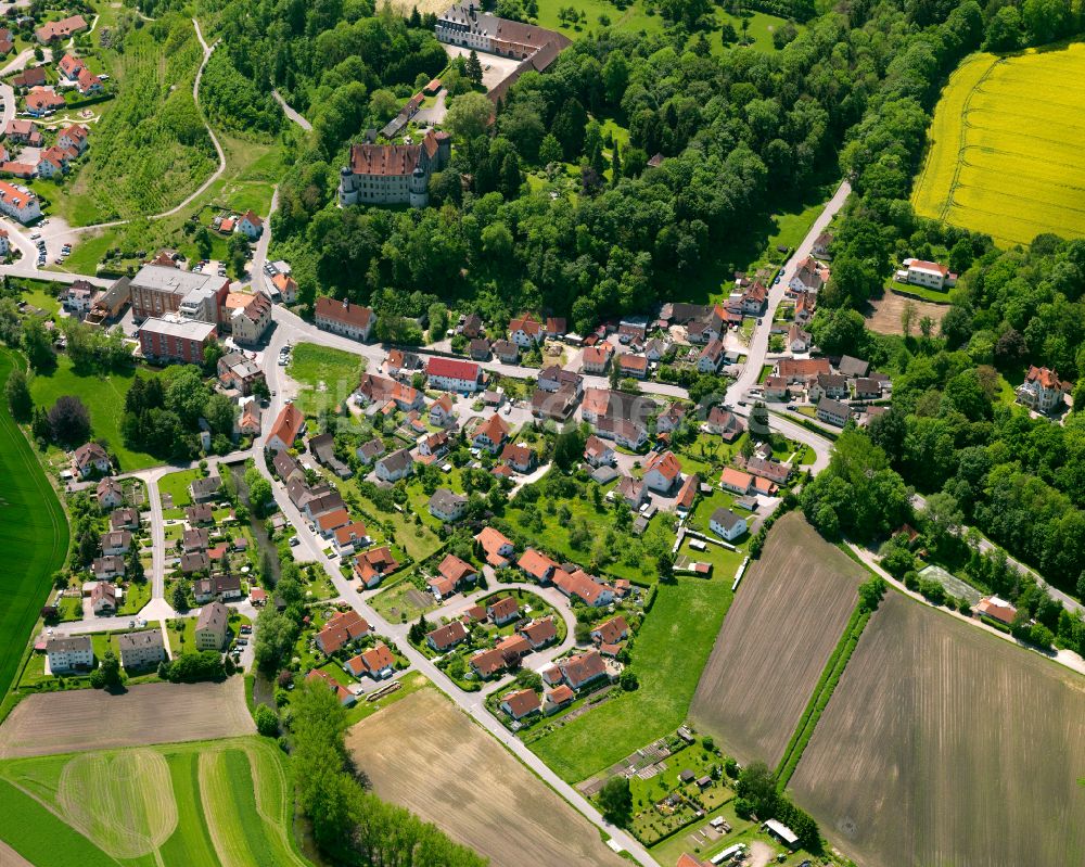 Luftbild Warthausen - Ortsansicht in Warthausen im Bundesland Baden-Württemberg, Deutschland