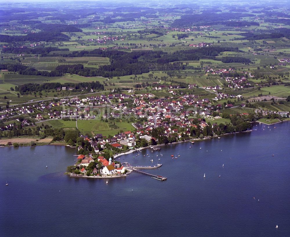 Luftbild Wasserburg (Bodensee) - Ortsansicht in Wasserburg (Bodensee) im Bundesland Bayern, Deutschland
