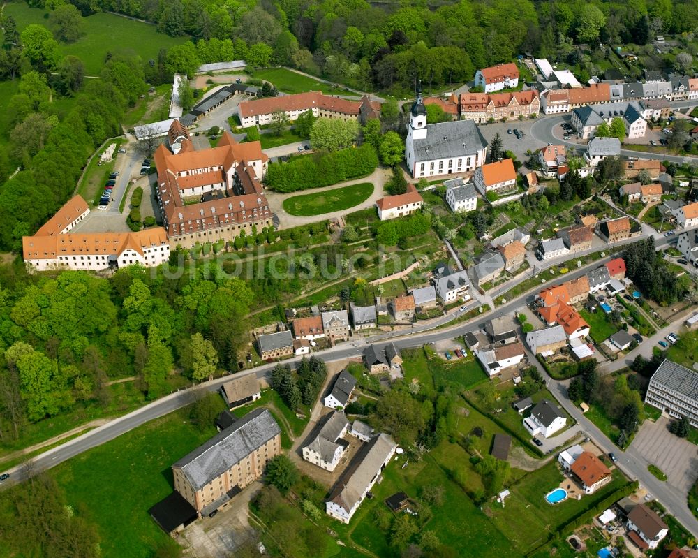 Luftbild Wechselburg - Ortsansicht in Wechselburg im Bundesland Sachsen, Deutschland