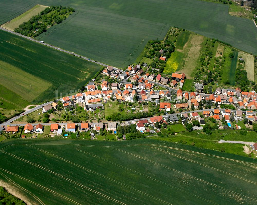 Luftbild Weddersleben - Ortsansicht in Weddersleben im Bundesland Sachsen-Anhalt, Deutschland