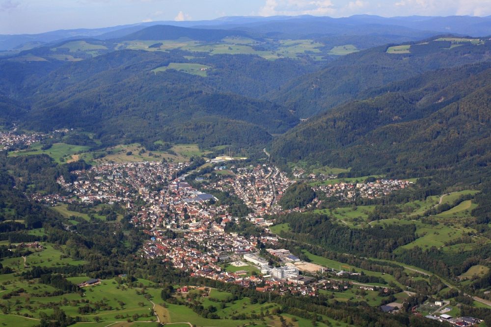 Luftbild Wehr - Ortsansicht von Wehr im Bundesland Baden-Württemberg