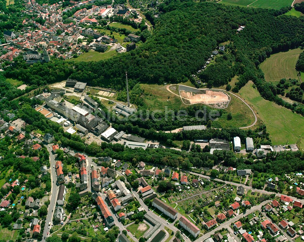 Luftbild Weida - Ortsansicht in Weida im Bundesland Thüringen, Deutschland