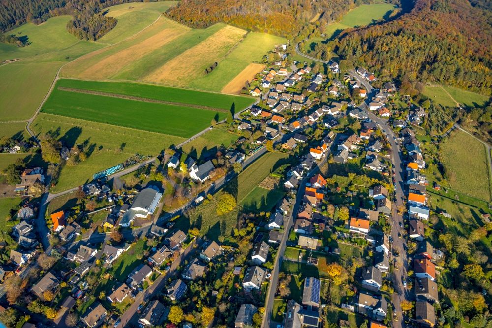 Luftbild Wennigloh - Ortsansicht in Wennigloh im Bundesland Nordrhein-Westfalen, Deutschland