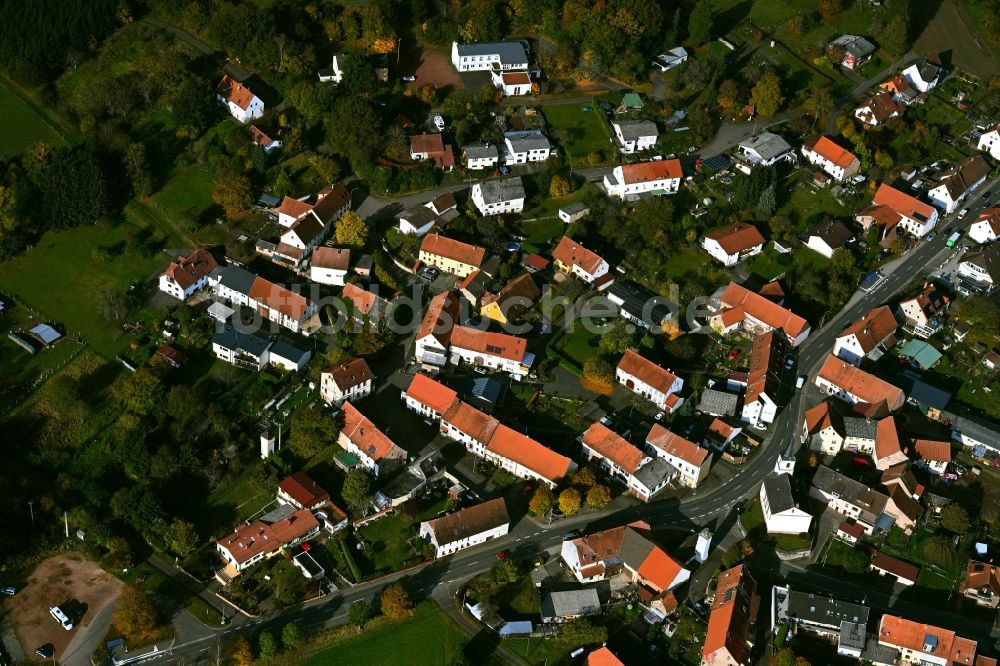 Luftbild Werschweiler - Ortsansicht in Werschweiler im Bundesland Saarland, Deutschland