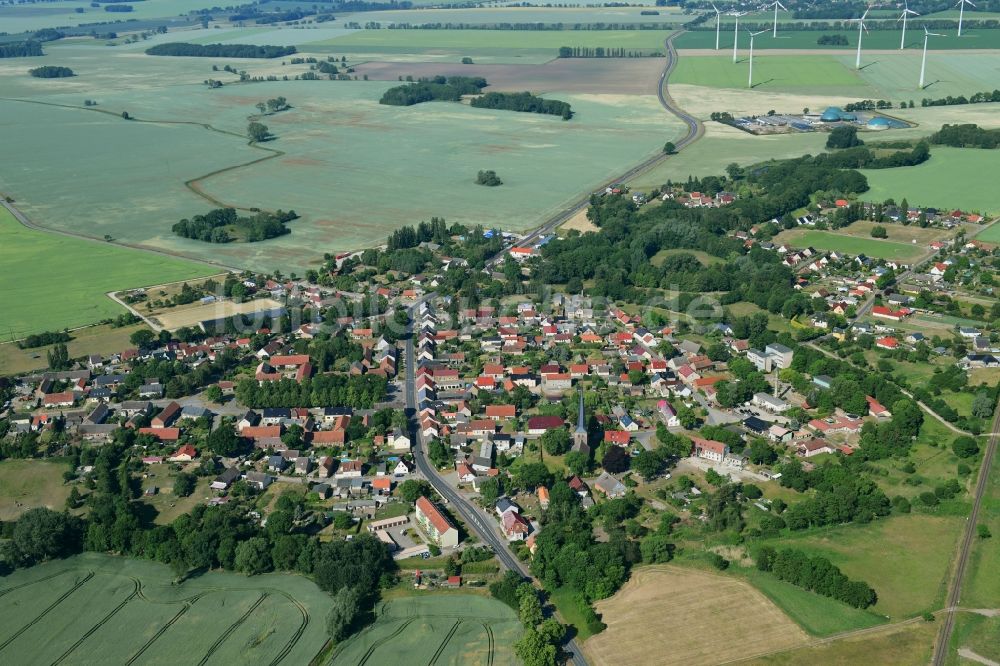 Luftbild Wildberg - Ortsansicht in Wildberg im Bundesland Brandenburg, Deutschland