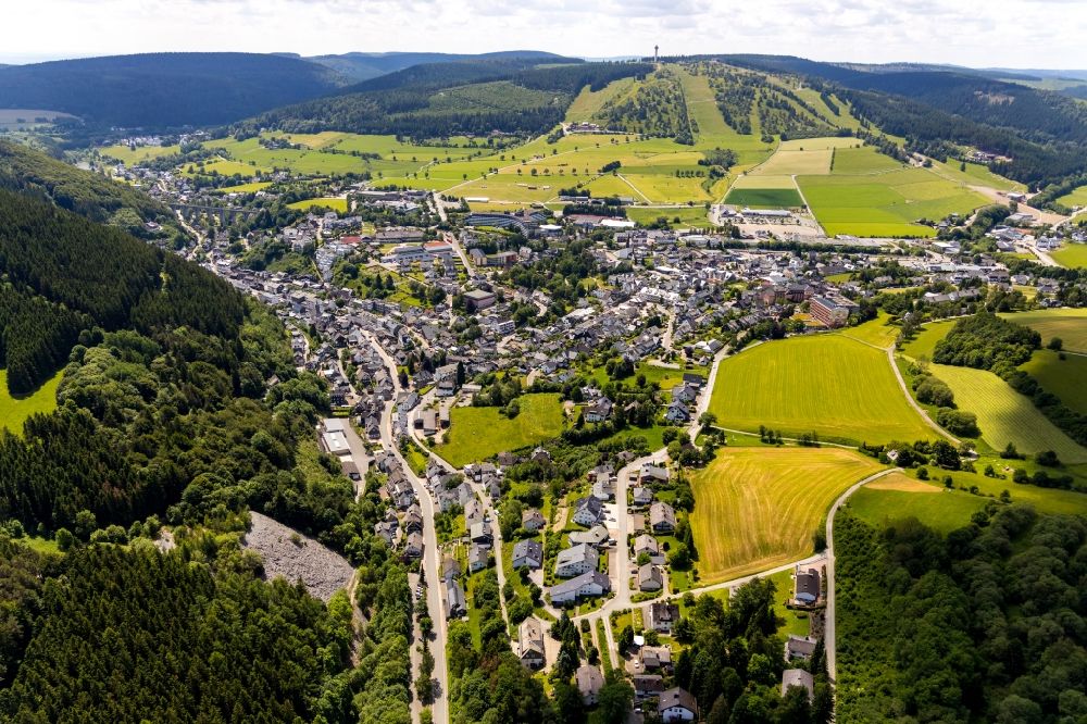 Luftbild Willingen (Upland) - Ortsansicht in Willingen (Upland) im Bundesland Hessen, Deutschland