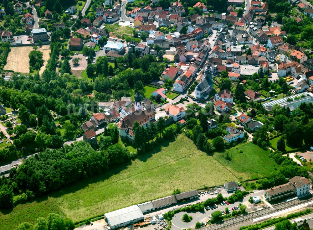 Winnweiler von oben - Ortsansicht in Winnweiler im Bundesland Rheinland-Pfalz, Deutschland