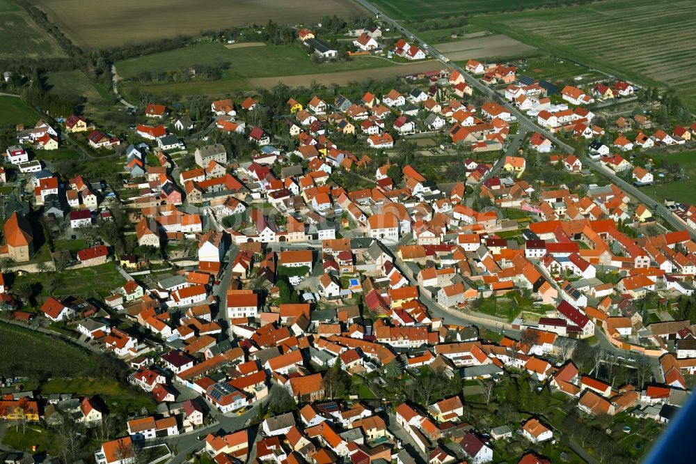 Luftbild Witterda - Ortsansicht in Witterda im Bundesland Thüringen, Deutschland