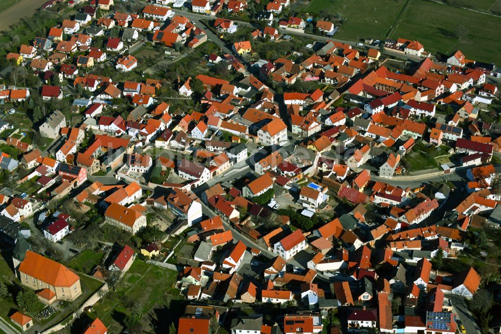 Luftaufnahme Witterda - Ortsansicht in Witterda im Bundesland Thüringen, Deutschland