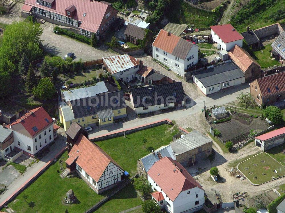 Liepe aus der Vogelperspektive: Ortsansicht des Wohnzentrums von 16248 Liepe in Brandenburg