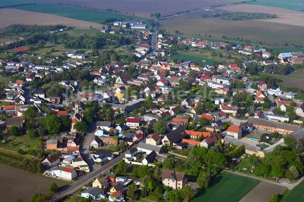 Luftbild Wulfen - Ortsansicht in Wulfen im Bundesland Sachsen-Anhalt, Deutschland