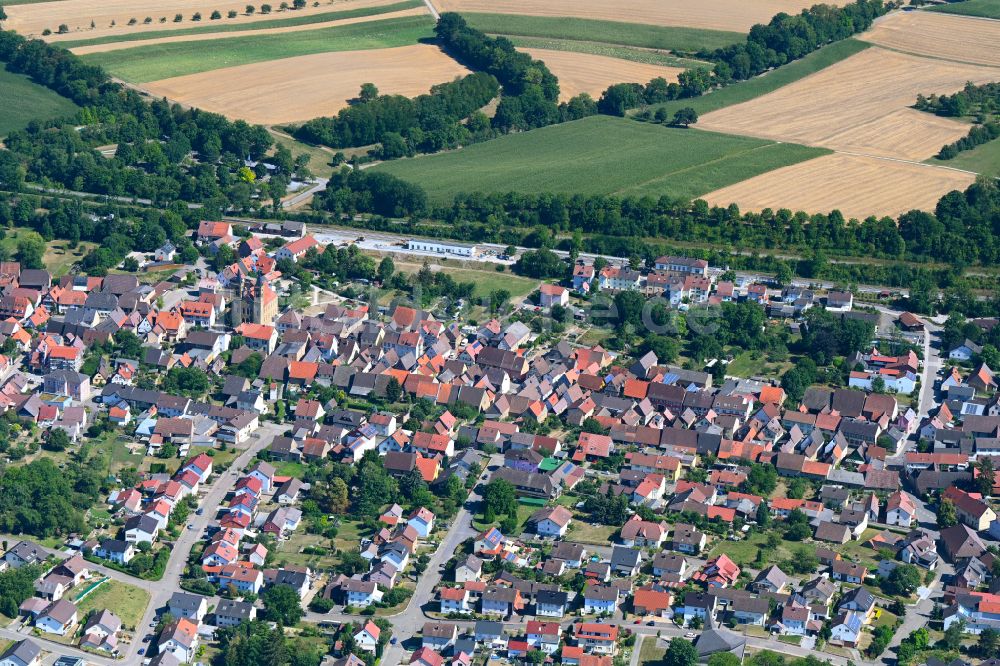 Luftaufnahme Zaisenhausen - Ortsansicht in Zaisenhausen im Bundesland Baden-Württemberg, Deutschland