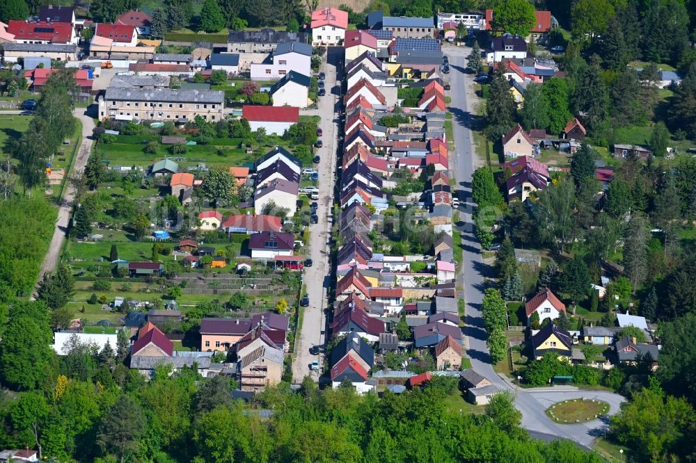 Luftaufnahme Zehdenick - Ortsansicht in Zehdenick im Bundesland Brandenburg, Deutschland