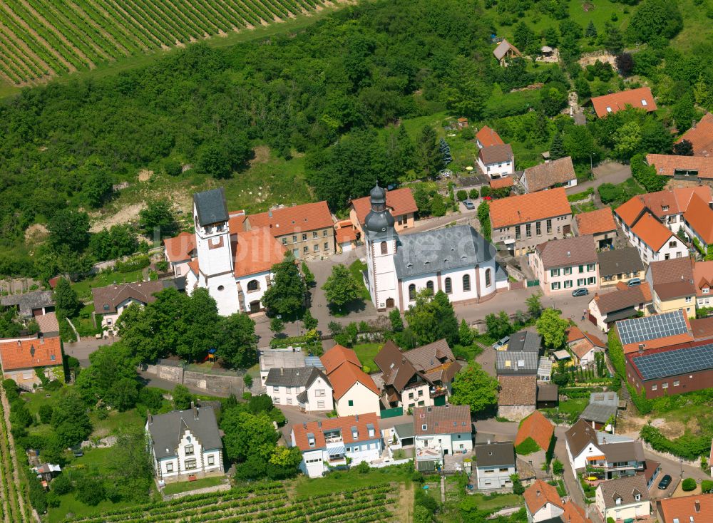 Luftaufnahme Zell - Ortsansicht in Zell im Bundesland Rheinland-Pfalz, Deutschland
