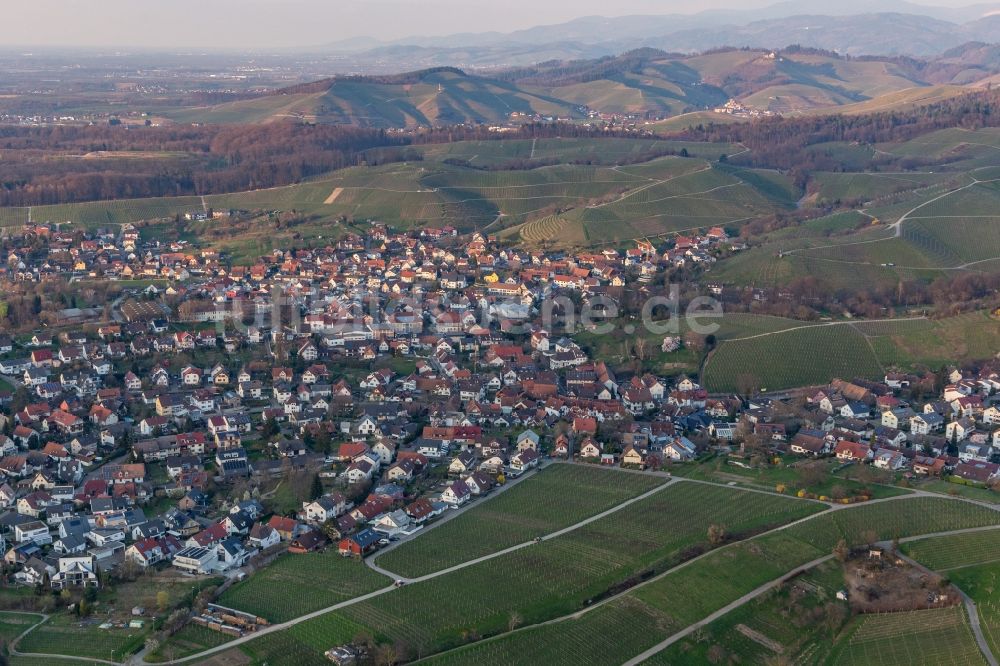 Luftaufnahme Zell-Weierbach - Ortsansicht in Zell-Weierbach im Bundesland Baden-Württemberg, Deutschland