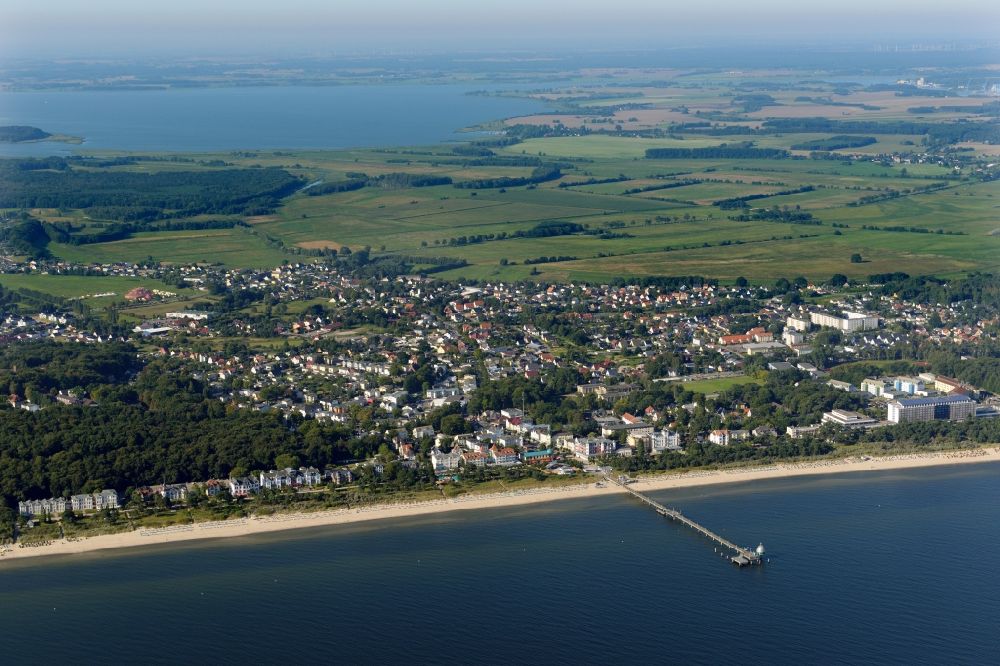 Zinnowitz von oben - Ortsansicht in Zinnowitz im Bundesland Mecklenburg-Vorpommern