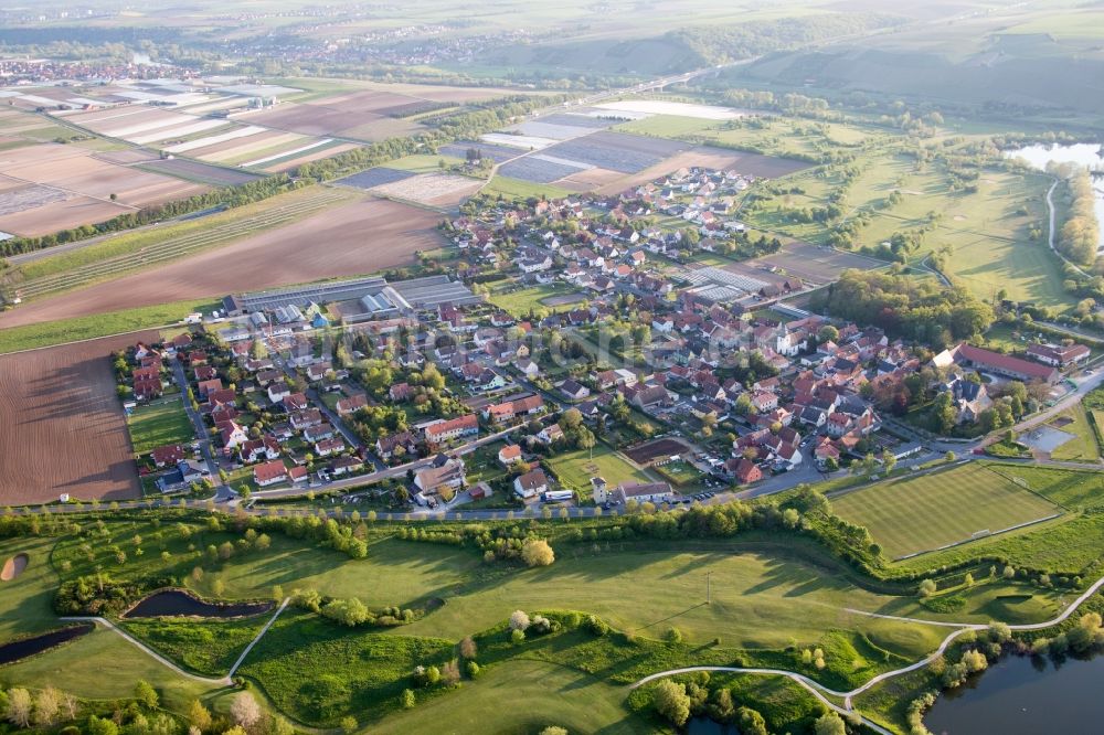 Luftbild Dettelbach - Ortschaft an den Fluss- Uferbereichen des Main in Dettelbach im Bundesland Bayern