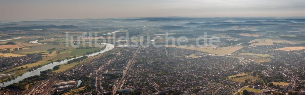 Luftbild Yutz - Ortschaft an den Fluss- Uferbereichen der Mosel in Yutz in Grand Est, Frankreich
