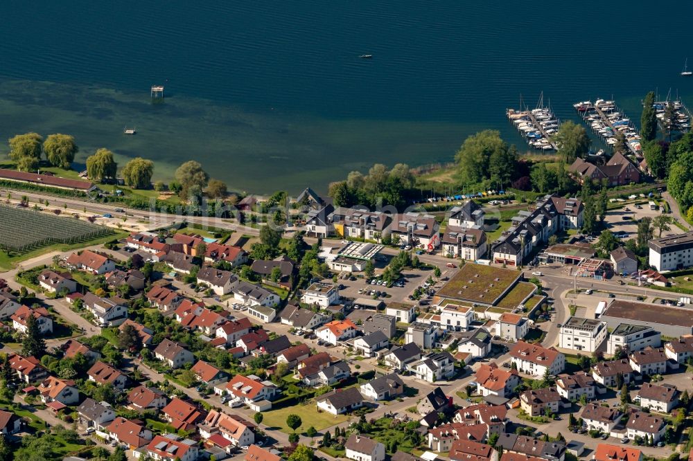 Luftaufnahme Ludwigshafen - Ortskern am Uferbereich des Bodensee in Ludwigshafen im Bundesland Baden-Württemberg, Deutschland
