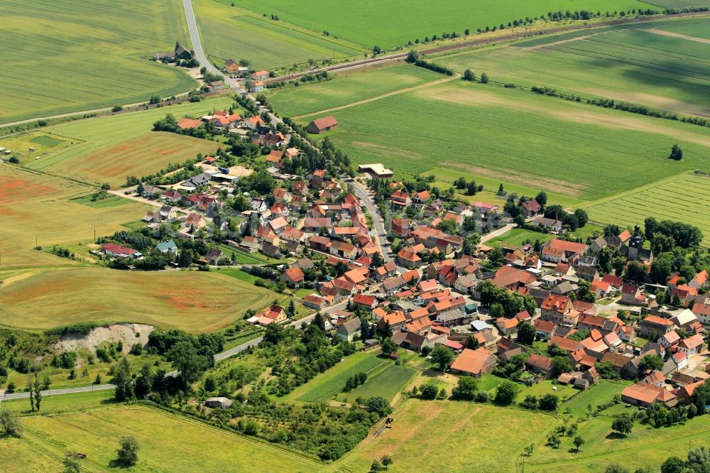Luftaufnahme Etzleben - Ortslage Etzleben im Bundesland Thüringen