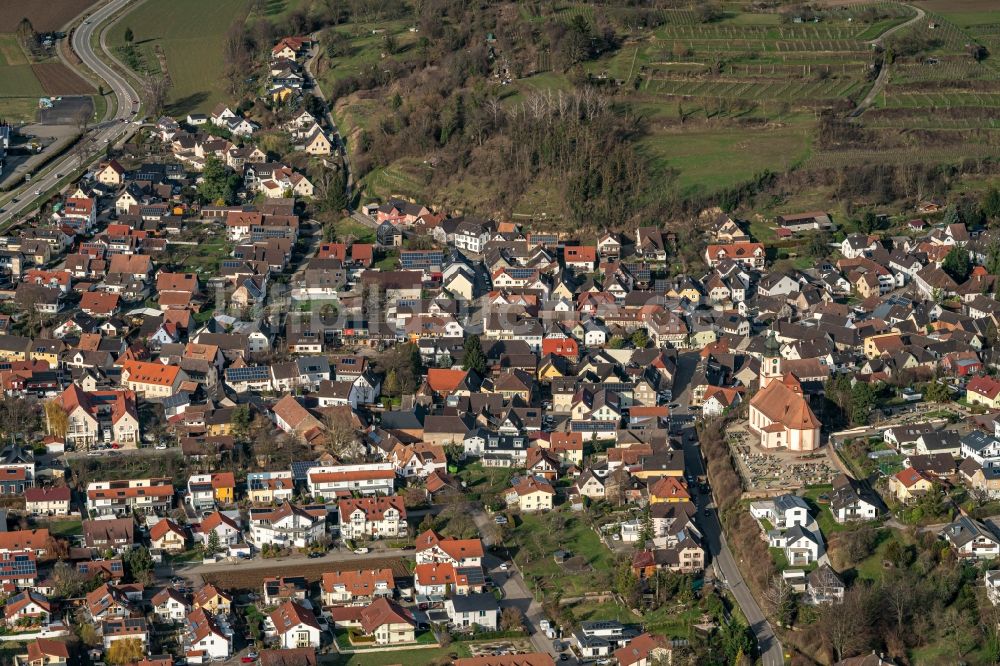 Luftbild Ettenheim - Ortsteil Altdorf in Ettenheim im Bundesland Baden-Württemberg, Deutschland