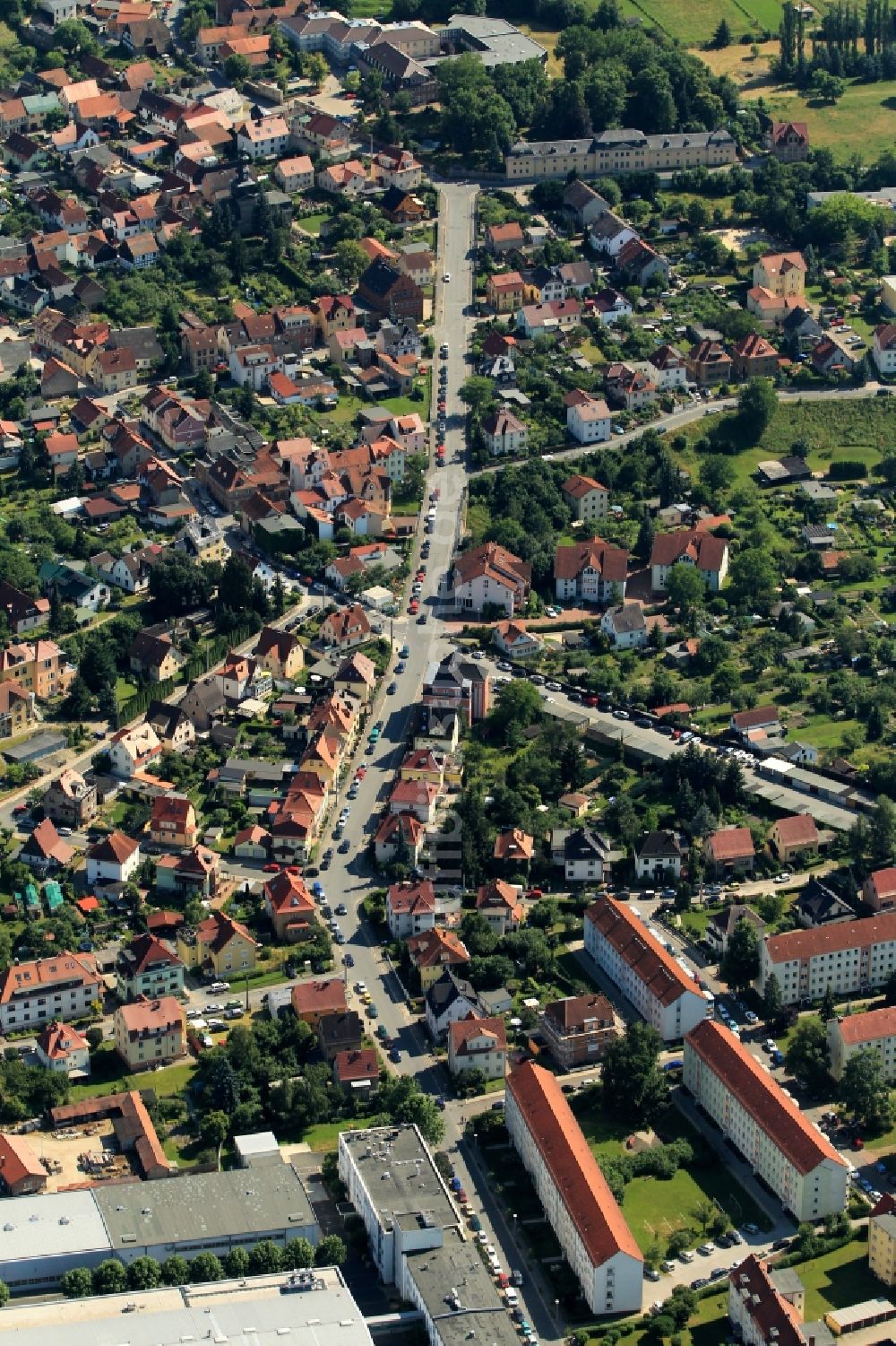 Luftbild Rudolstadt - Ortsteil Culmbach von Rudolstadt im Bundesland Thüringen