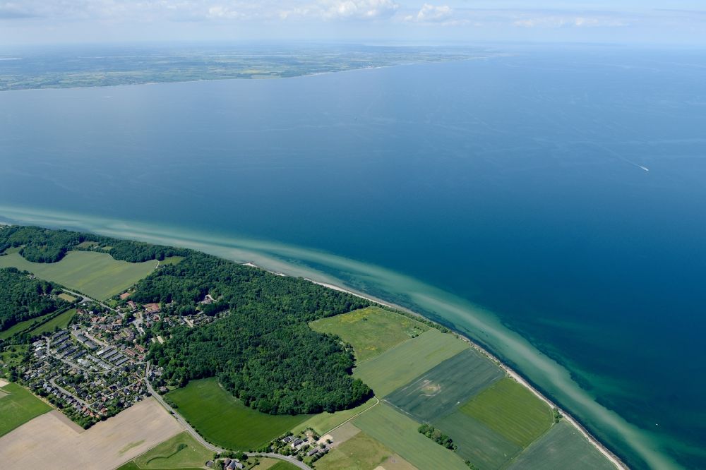 Luftaufnahme Schwedeneck - Ortsteil Dänisch-Nienhof in Schwedeneck im Bundesland Schleswig-Holstein