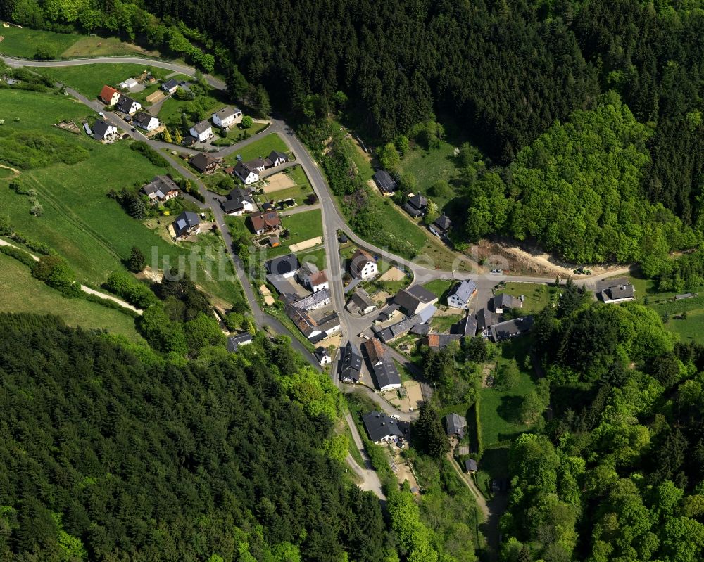 Dümpelfeld Lückenbach von oben - Ortsteil Lückenbach in Dümpelfeld im Bundesland Rheinland-Pfalz