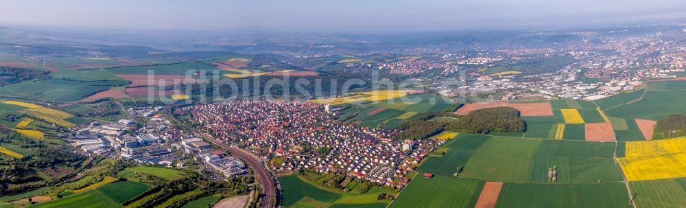 Luftaufnahme Würzburg - Ortsteil Lengfeld in Würzburg im Bundesland Bayern, Deutschland