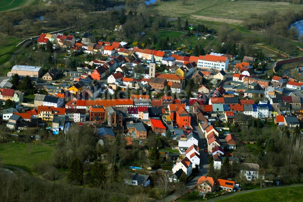 Raguhn aus der Vogelperspektive: Ortsteil von Raguhn im Bundesland Sachsen-Anhalt, Deutschland