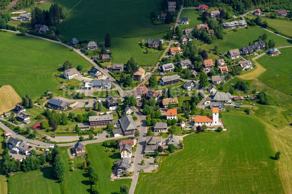 Luftaufnahme Lenzkirch - Ortsteil Saig in Lenzkirch am Titisee im Schwarzwald im Bundesland Baden-Württemberg, Deutschland