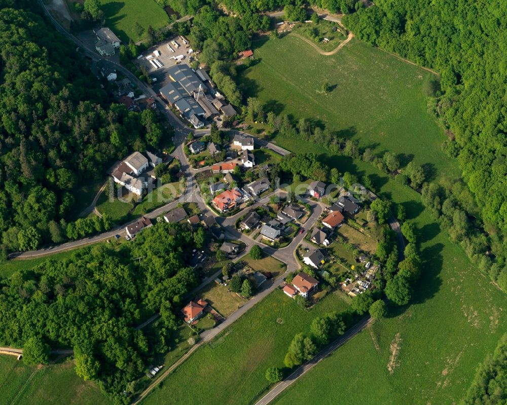 Luftbild Gackenbach - Ortsteilansicht von Dies in der Ortsgemeinde Gackenbach im Bundesland Rheinland-Pfalz