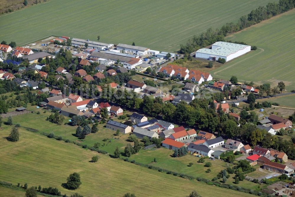 Luftaufnahme Blankenfelde-Mahlow - Ortsteilansicht von Groß Kienitz in der Gemeinde Blankenfelde-Mahlow im Bundesland Brandenburg