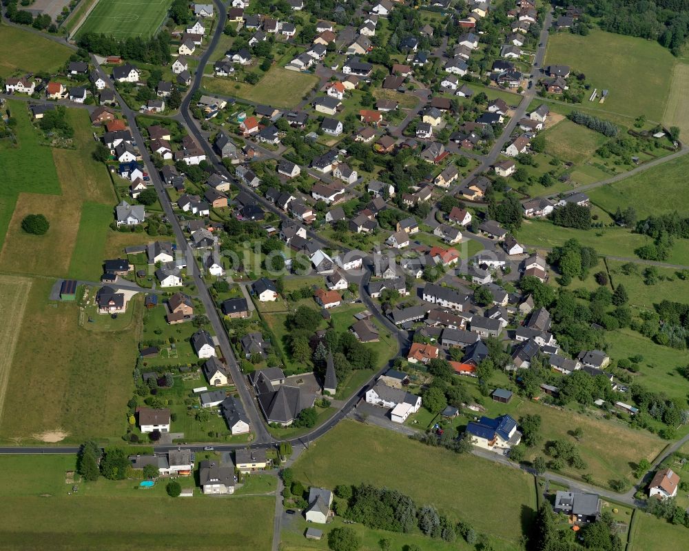 Luftaufnahme Malberg - Ortsteilansicht von Hommelsberg in Malberg im Bundesland Rheinland-Pfalz
