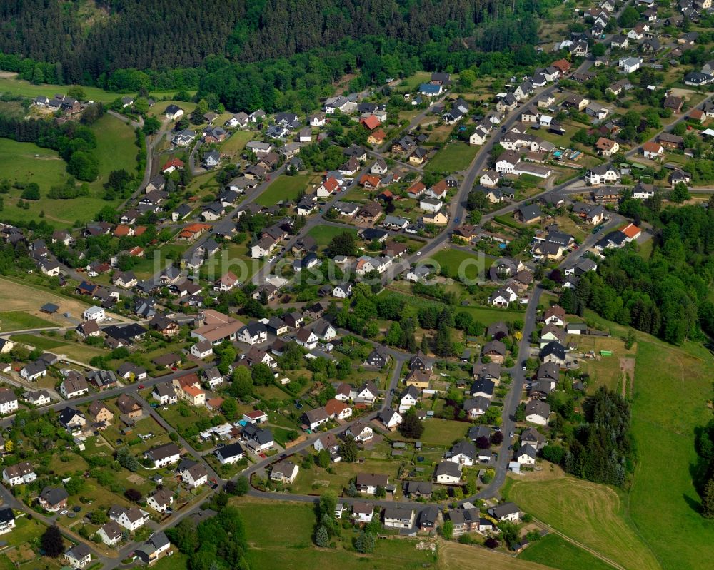 Luftbild Birken-Honigsessen - Ortsteilansicht von Honigsessen in Birken-Honigsessen im Bundesland Rheinland-Pfalz