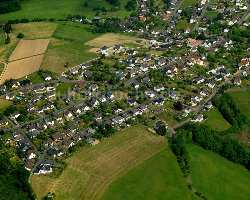 Luftaufnahme Birken-Honigsessen - Ortsteilansicht von Honigsessen in Birken-Honigsessen im Bundesland Rheinland-Pfalz