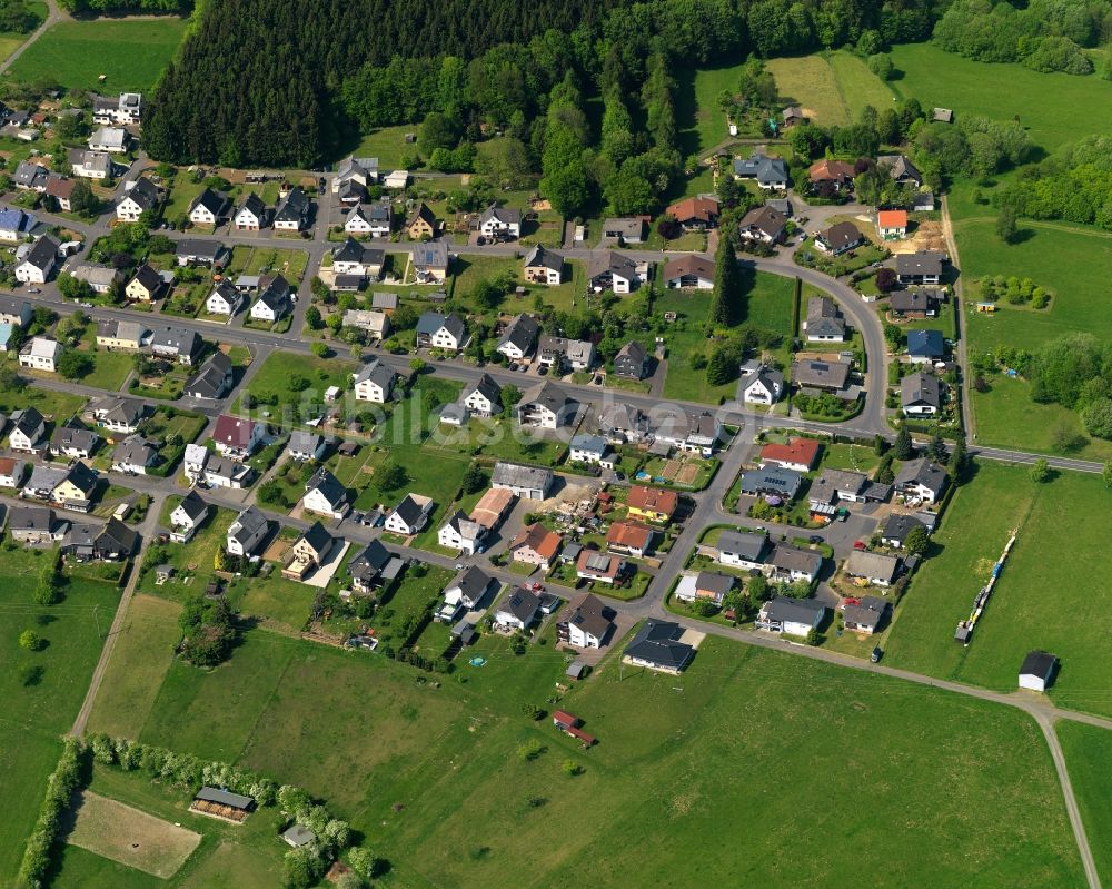 Luftbild Höhn - Ortsteilansicht des Ortsteils Neuhochstein in der Ortsgemeinde Höhn im Bundesland Rheinland-Pfalz