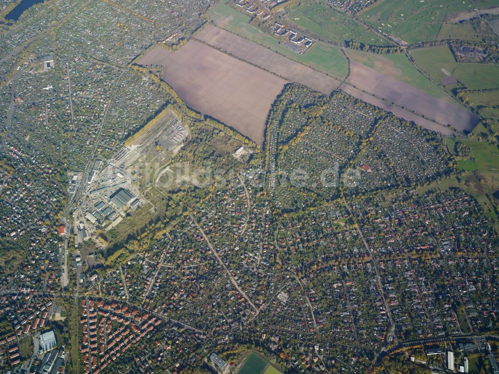 Luftbild Berlin - Ortsteilansicht des Ostens des Bezirkes Pankow in Berlin